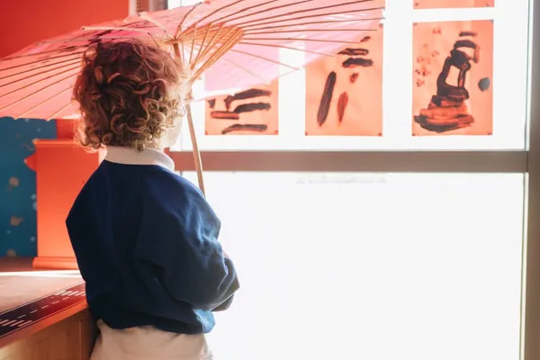 Child settling into their new pre-school environment