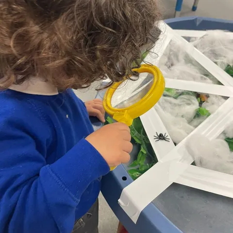 Mud kitchen and imaginative play area