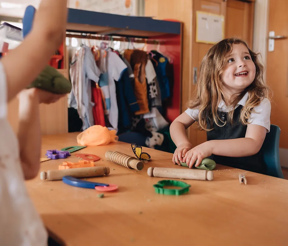 Parent and child at Early Years Educare pre-school