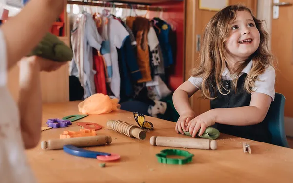 Parent and child at Early Years Educare pre-school