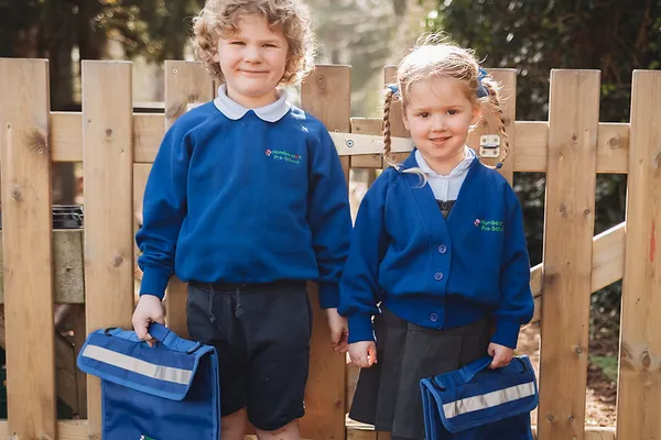 Child settling into their new pre-school environment